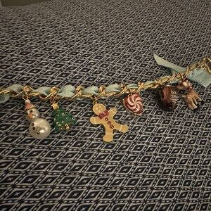 Betsey Johnson Festive Holiday Charm Bracelet